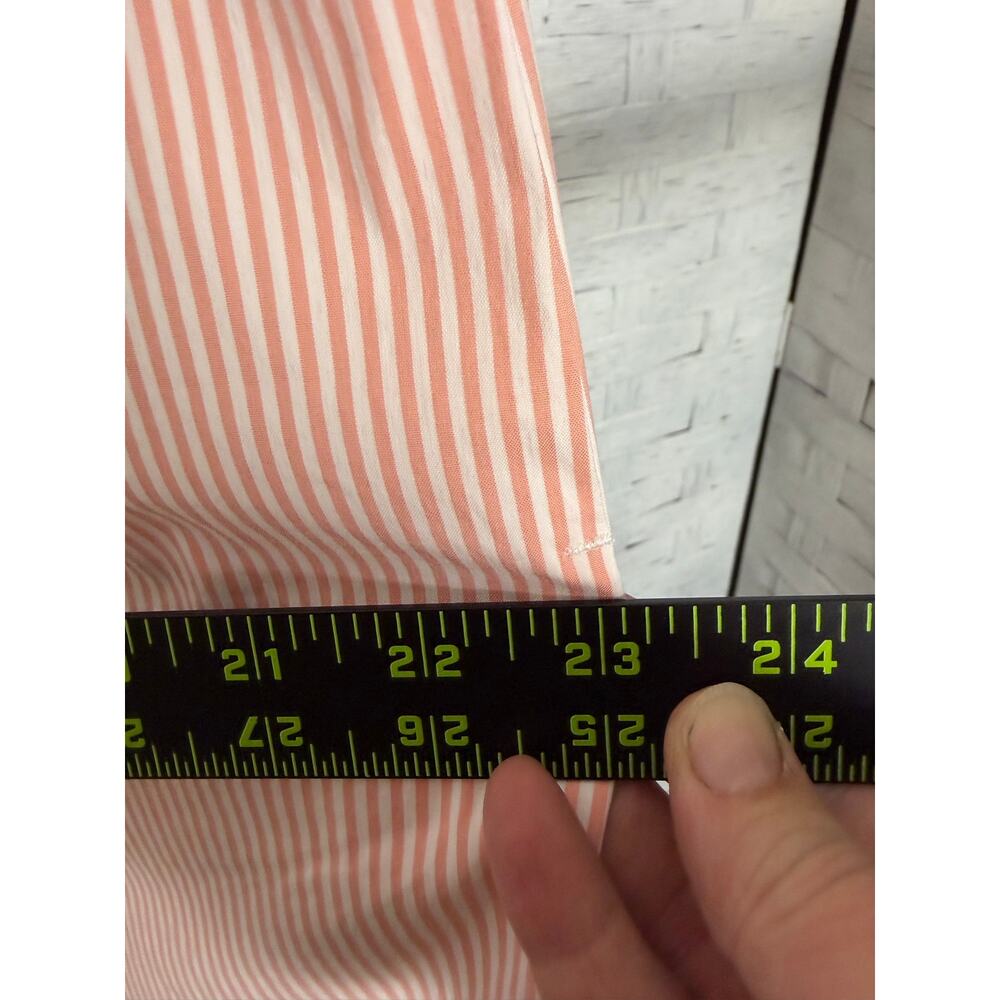 Lafayette 148 women’s dress shirt, sleeveless pockets, pinstripe quiet luxury - Picture 11 of 12